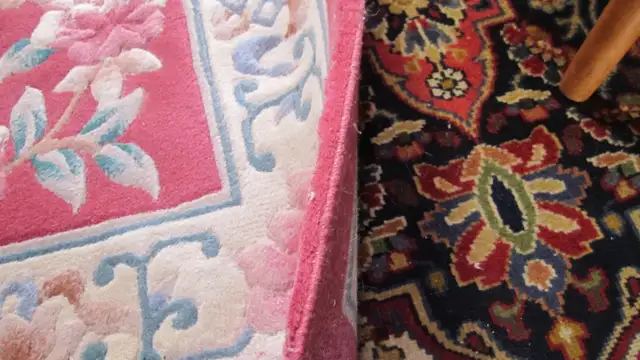 LOVELY 42"X 69" HANDMADE ORIENTAL STYLE WOOL RUG - Photo 8