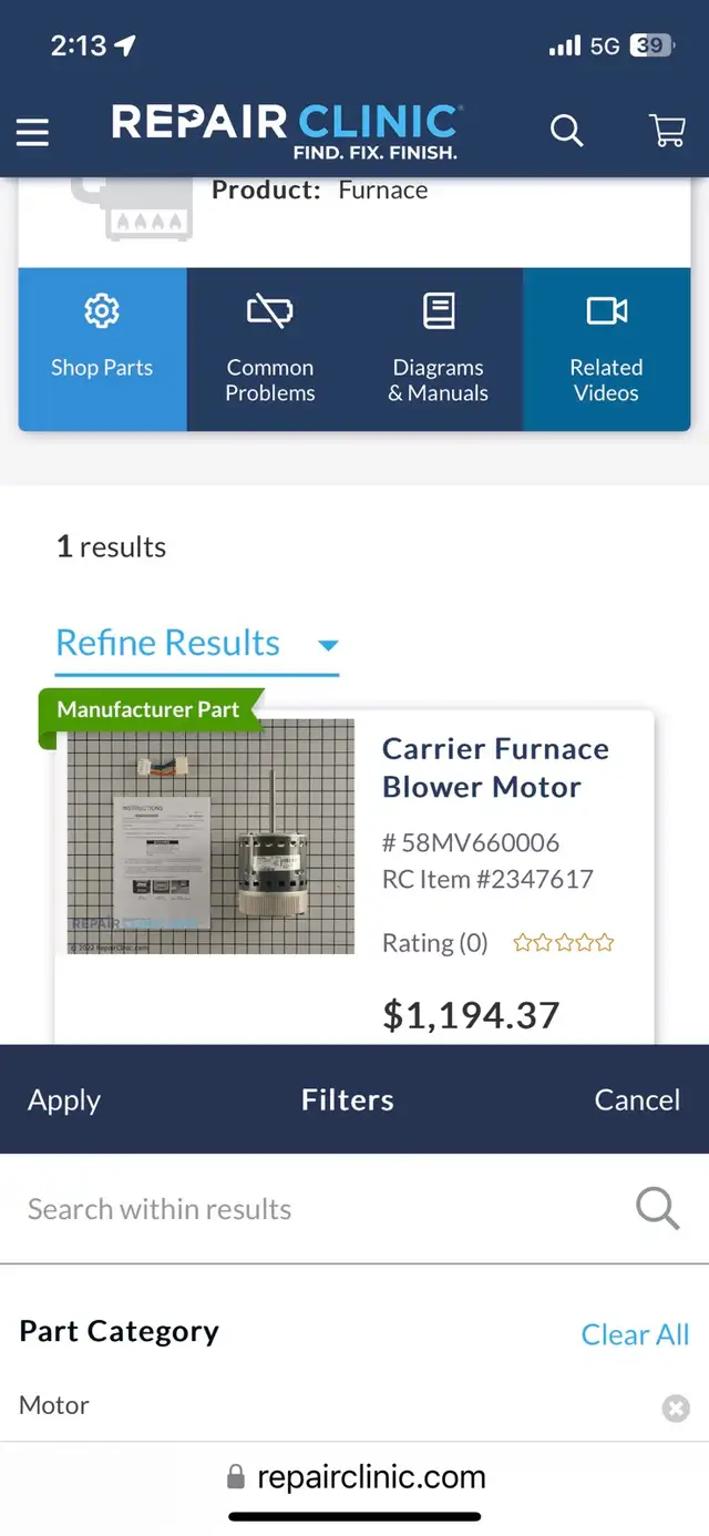 carrier furnace parts - Photo 6