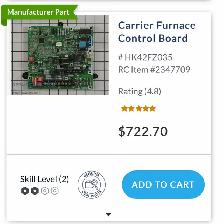 carrier furnace parts - Photo 8