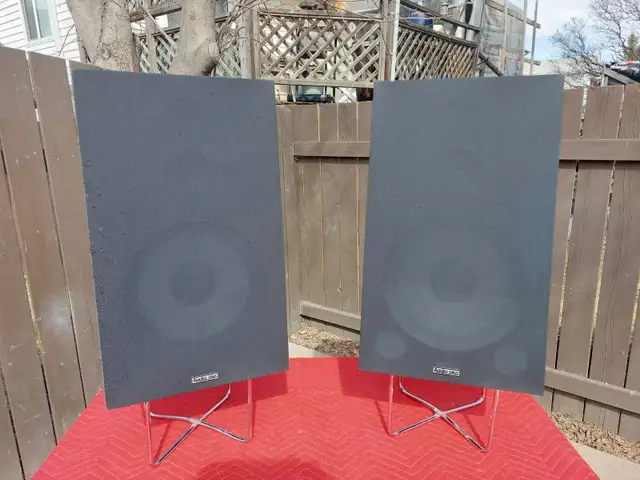 stereo speakers with stands - Photo 2