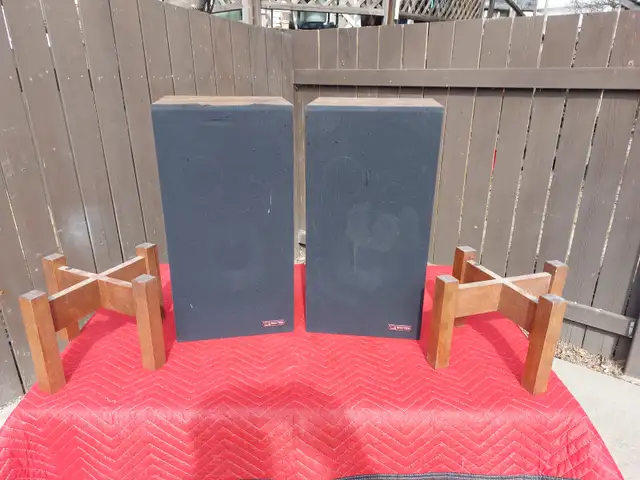 stereo speakers with stands - Photo 4