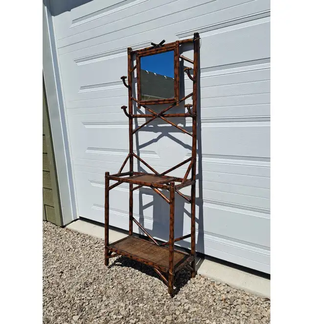 ANTIQUE BAMBOO COAT RACK STAND - Photo 3