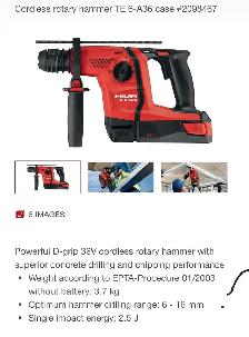 Hilti top of the line cordless tools