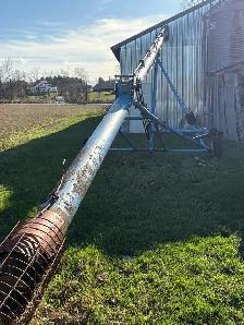 Grain Auger and Hopper