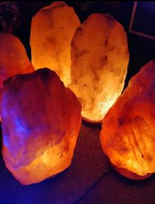 5 Extra Large Himalayan Salt Lamps