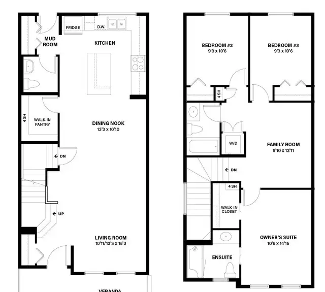 3 Bed 2.5 Bath 2 Car Garage Fenced yard, Rental in Airdrie. - Photo 9