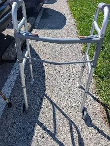 2 wheeled walker with sliders