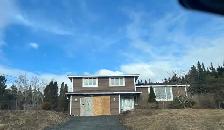 large split-level Home-Garage Fire Damage- Clean Shell