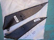 2004-06 Yamaha R1 Real Carbon Fiber Fuel Tank Trim Side Pieces - Photo 5