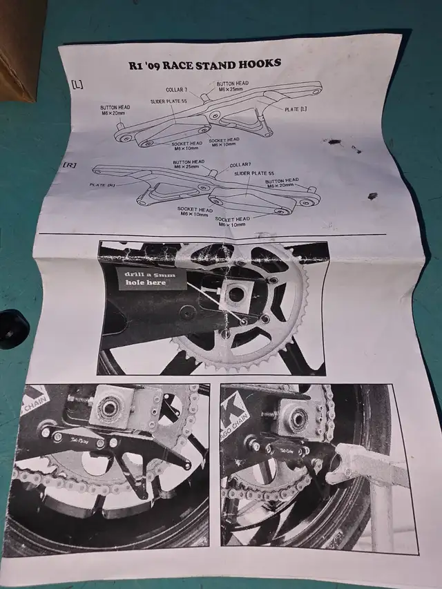 Sato Racing 2009-2014 Yamaha R1 Race Stand Hooks - Photo 7