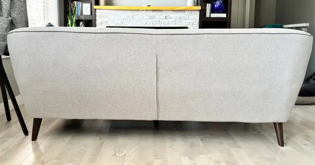 Mid Century Couch (grey) - $500 - Great Condition - Photo 2