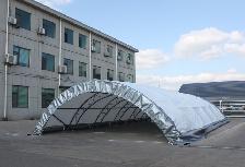 Industrial 20x40 Container Shelter – Double Truss