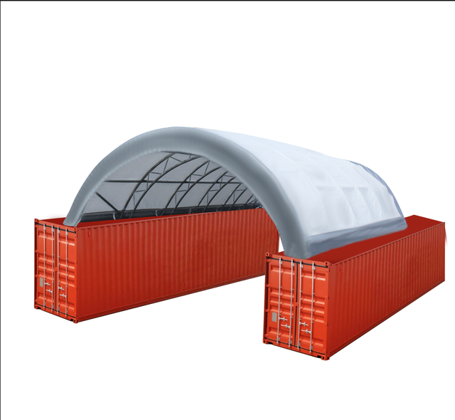 Industrial 20x40 Container Shelter – Double Truss - Photo 3