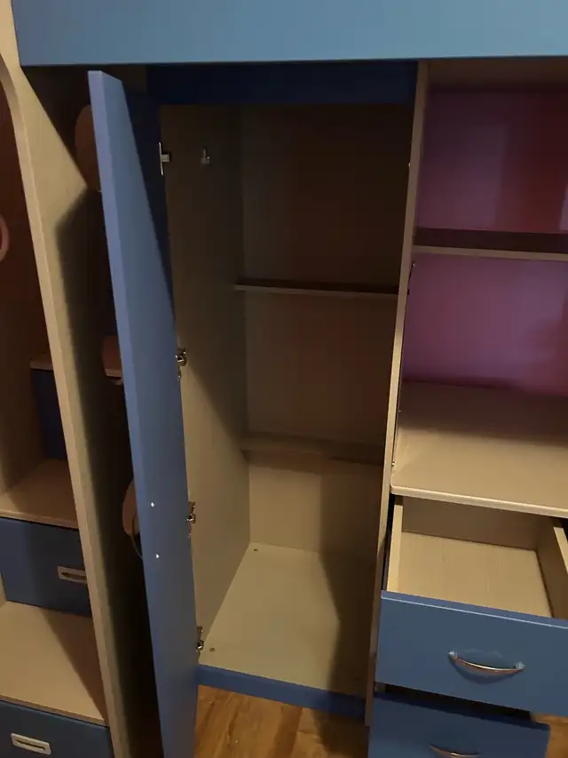 IKEA bunk bed with desk - Photo 3