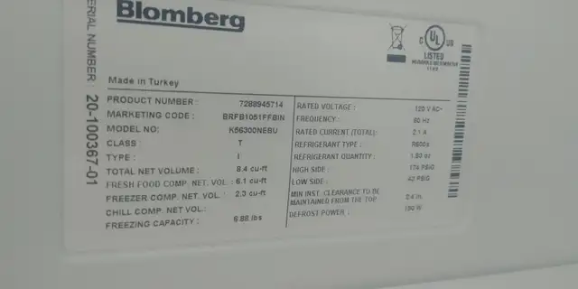 Frigo encastrable 22 pouces - Photo 3