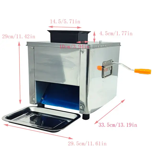 3.5mm Meat Slicing Machine Kitchen 110V 850W 020245 - Photo 6
