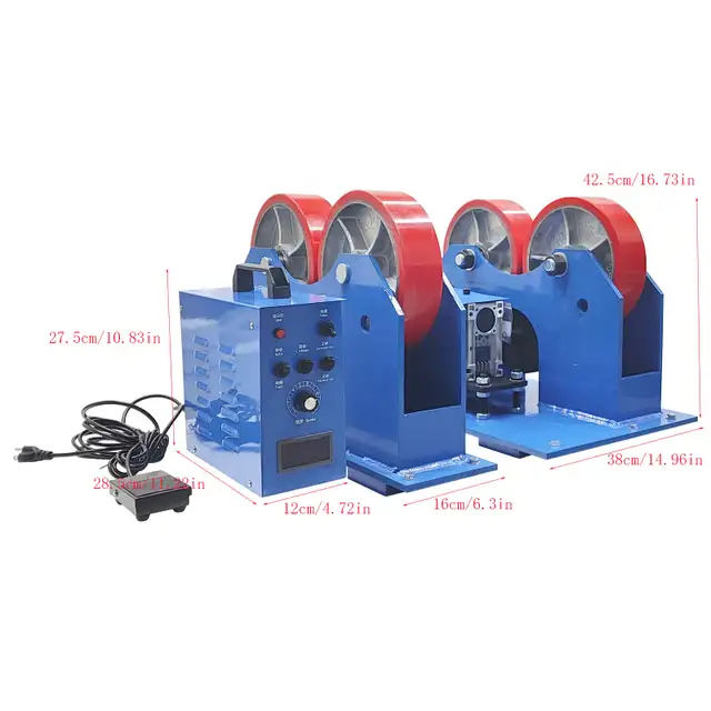 110V 2T Digital Display Welding Roller Rack operation 022846 - Photo 9