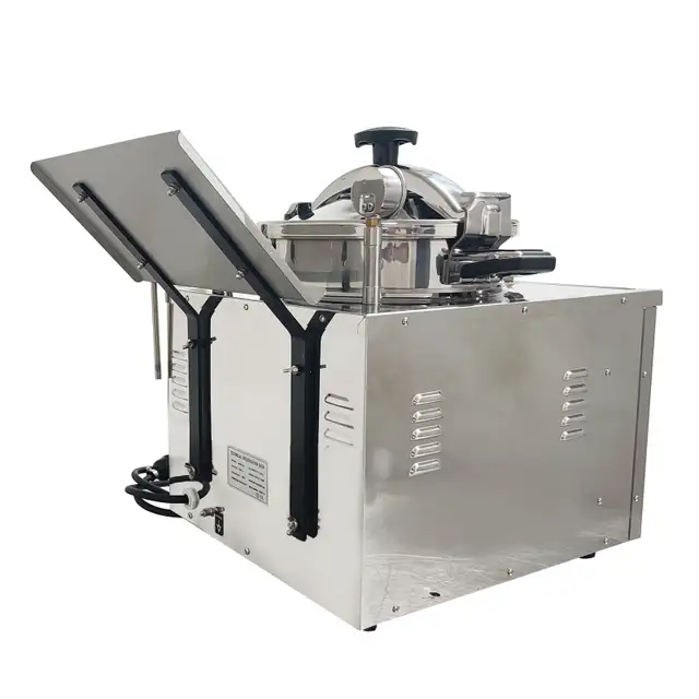 220V Numerical Control Desktop Type 304SS Pressure Fryer 022859 - Photo 3