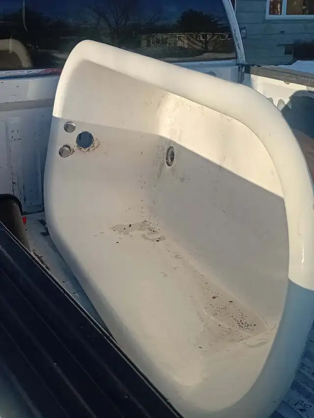 VINTAGE CAST IRON BATHTUB