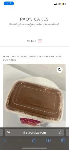 Milton Tiramisu cake , double chocolate cake - Photo 8