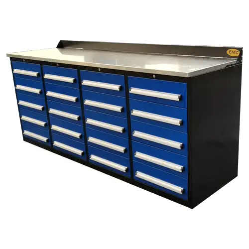 Steel Workshop Bench – 7FT Length, 20" Depth - Photo 2