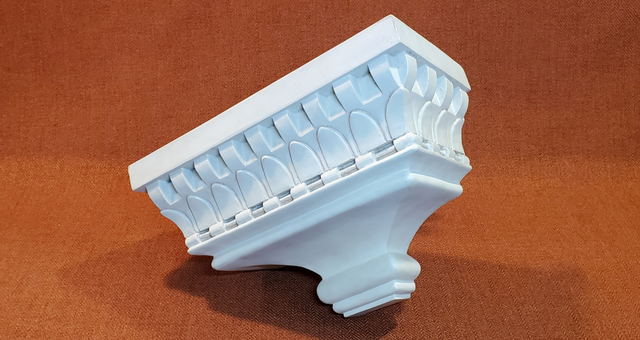 ARCHITECTURAL DETAIL in a NOVEL / FEATURE-RICH SHELF - 12 BUCKS!