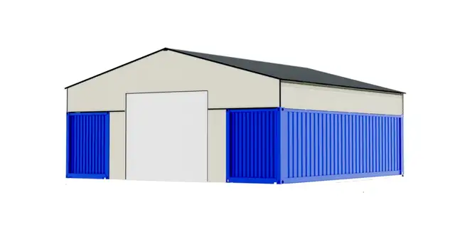 Steel Shed Wall Kit – Front & Rear Panels for SG3640-H260 Model