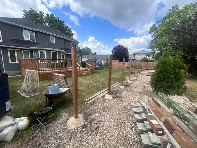 FENCE POST DRILLING AND SETTING - Photo 2