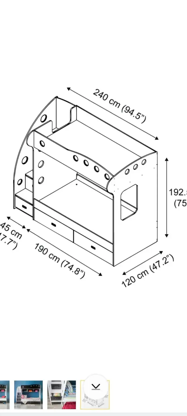 Bunk Bed with Storage ( Twin   Twin) - Photo 2