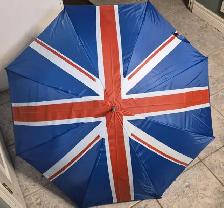 UNION JACK GOLF UMBRELLA – LARGE WIND-RESISTANT – NEW – $20
