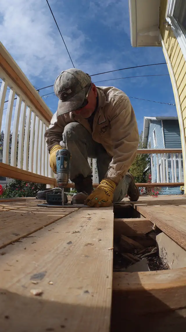 Deck repair -  Flower box -  Minor framing - Plywood repair. - Photo 2