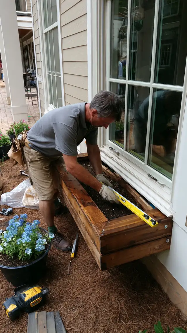 Deck repair -  Flower box -  Minor framing - Plywood repair. - Photo 4