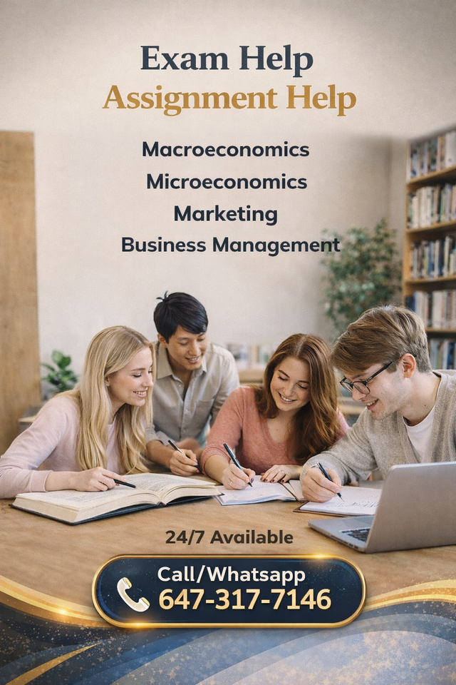 Accounting • Finance • Economics Exam help Assignment