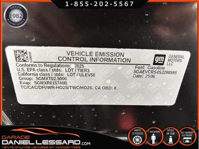 Buick Enclave AWD AVENIR, TOIT, CUIR, MAG 22PO, BOSE, À RÉPARÉ 2 - Photo 43