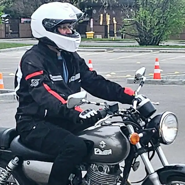 Road Test preparation lesson (motorcycle)