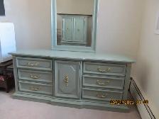 REAL WOOD BEDROOM FURNITURE ( QUEEN HEADBOARD )