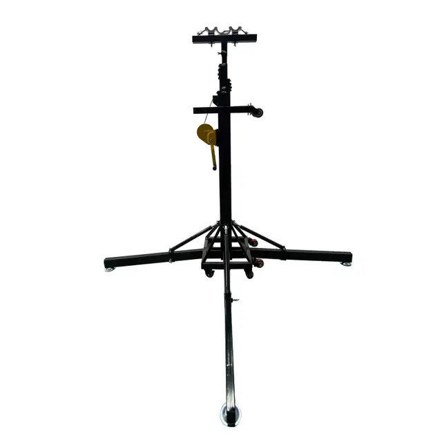 Heavy Duty Crank Stand with Outriggers  2-7m  024275