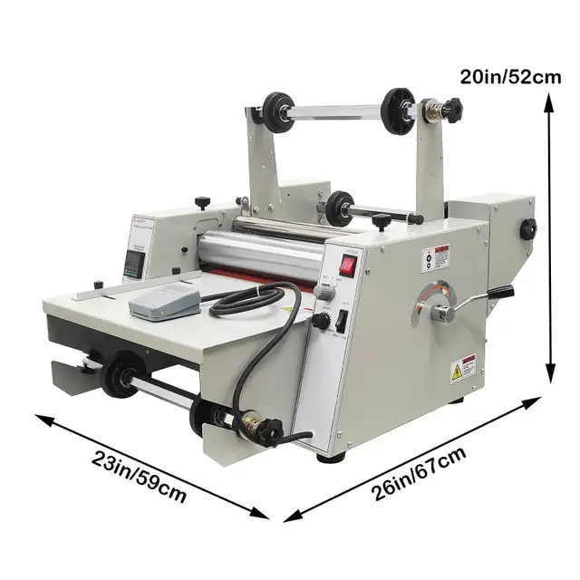 14'' Roller Thermal Laminator Winding Mechanism 110V 122150 - Photo 10