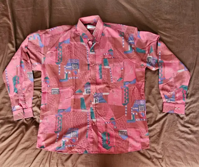 NEW MEN'S FORMAL LONG SLEEVE SHIRT (X-LARGE)