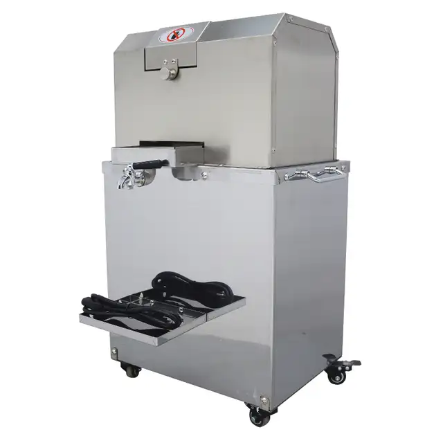 110V 4 Rollers Electric Sugarcane Juicer Machine 134038 - Photo 4