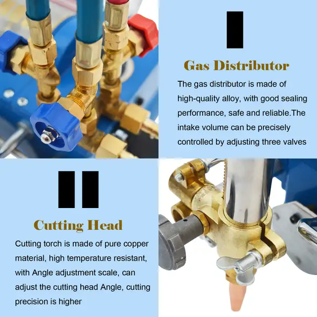 Gas Pipe Cutter Track Torch Beveler 110V 028186 - Photo 8