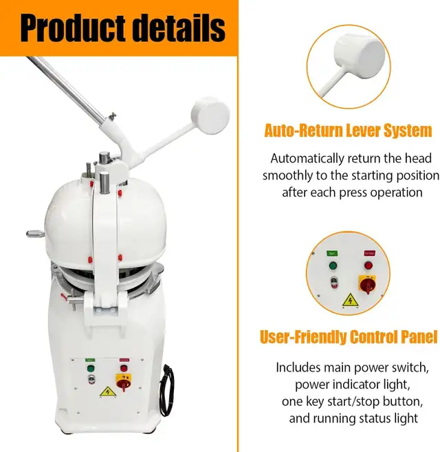 Commercial 16 Blocks Dough Dividing and Rounding Machine 056835 - Photo 8