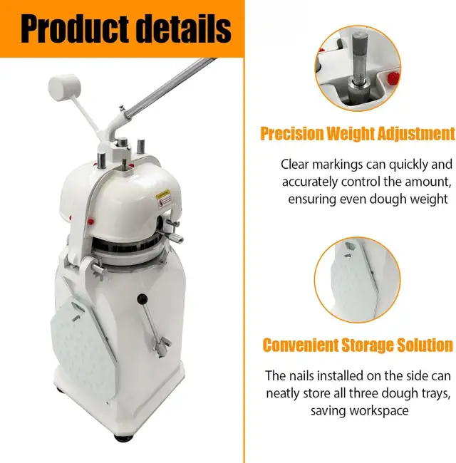 Commercial 16 Blocks Dough Dividing and Rounding Machine 056835 - Photo 10