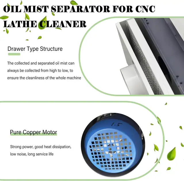 High Airflow Mechanical CNC Oil Mist Collector Filter 057099 - Photo 9