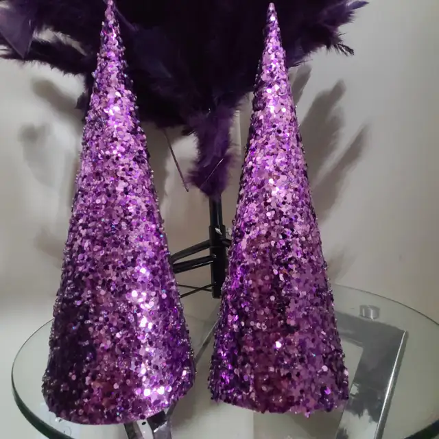 Feathers Christmas tree H 4' with accessories - Photo 4