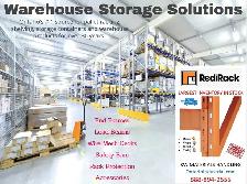 NEW & USED PALLET RACKING AND SHLEVING. IN STOCK, LOWEST PRICES.