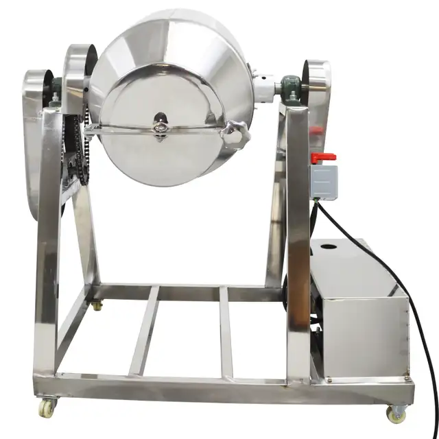 100L 304Stainless Steel Drum Blender Feed Particle Mixer 025702 - Photo 2