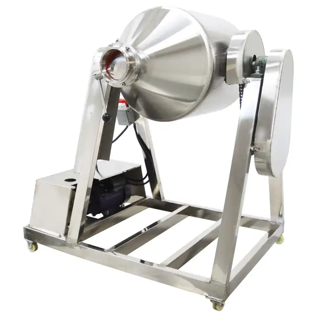 100L 304Stainless Steel Drum Blender Feed Particle Mixer 025702 - Photo 5