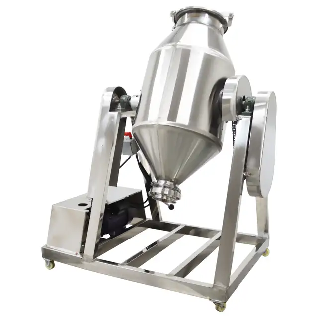 100L 304Stainless Steel Drum Blender Feed Particle Mixer 025702 - Photo 6