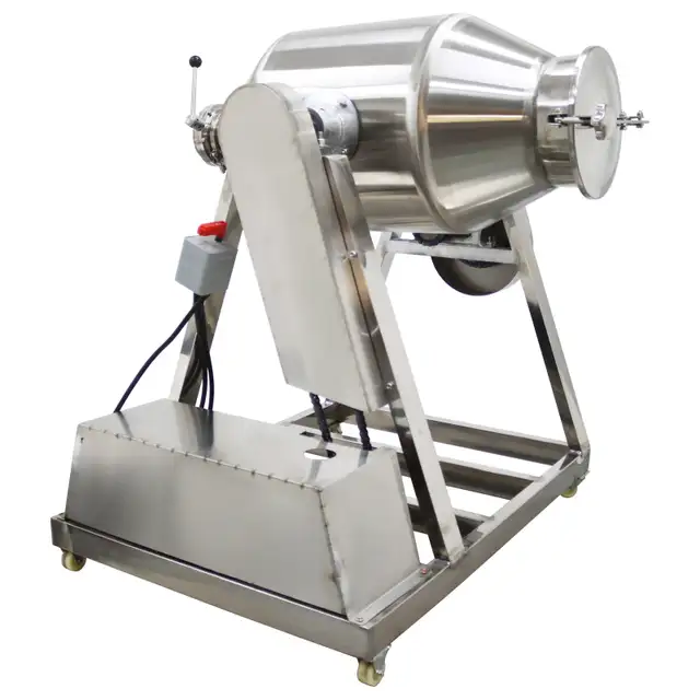 100L 304Stainless Steel Drum Blender Feed Particle Mixer 025702 - Photo 8